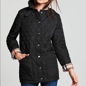 Burberry Brit Diamond Quilted Barn Jacket